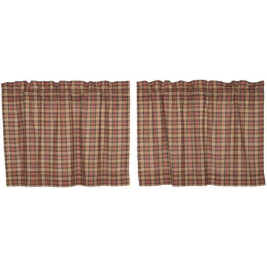 Crosswoods Tier Curtain Set of 2 L24xW36 - The Fox Decor
